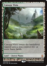 Canopy Vista - Zendikar Expeditions (EXP) (LP)