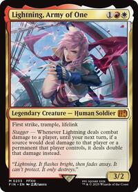 Lightning, Army of One (Foil)