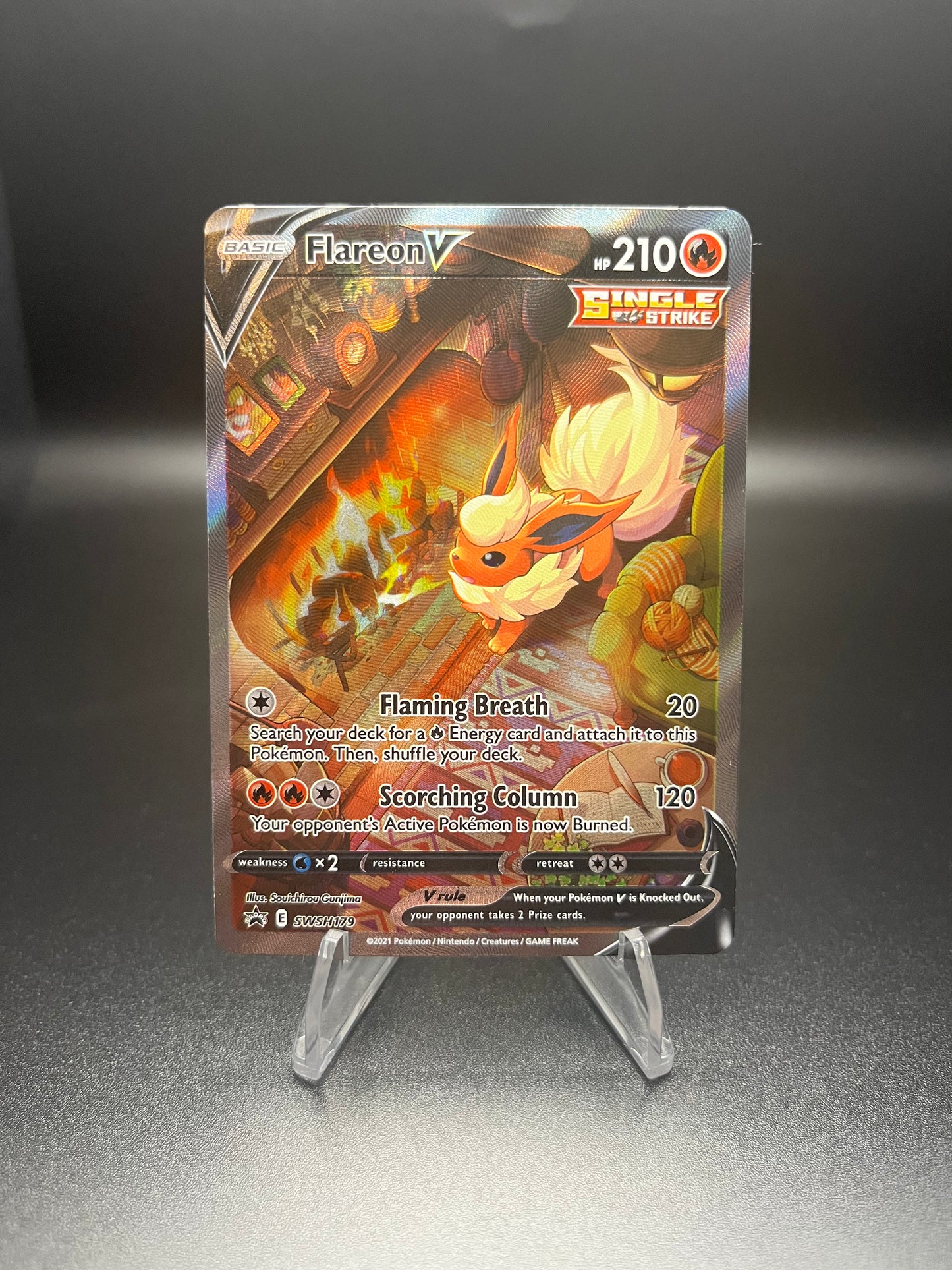 Flareon V - SWSH179 - SWSH: Sword & Shield Promo Cards (SWSD)