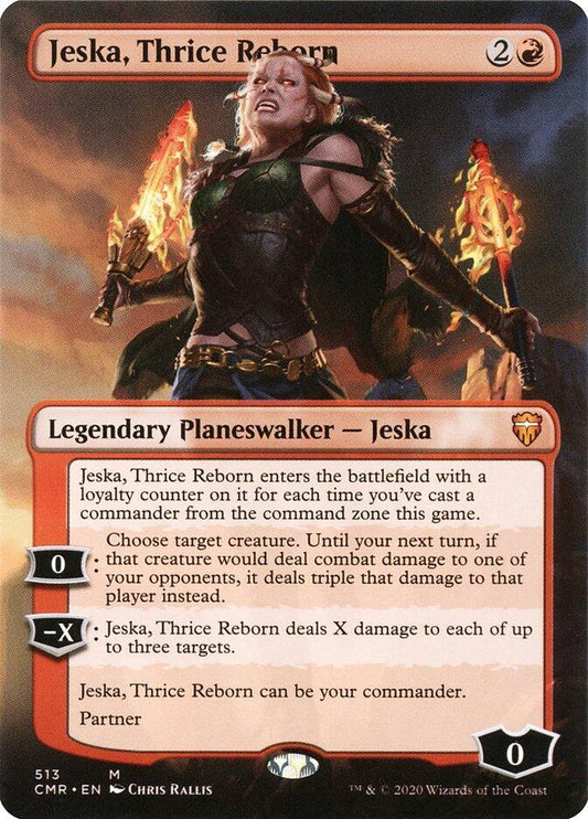 Jeska, Thrice Reborn (Borderless) - Commander Legends (CMR) (Foil)