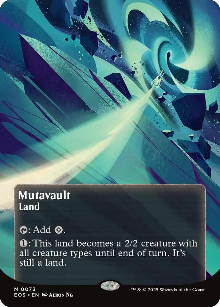 Mutavault (0073) (Borderless) - Edge of Eternities: Stellar Sights (EOS)