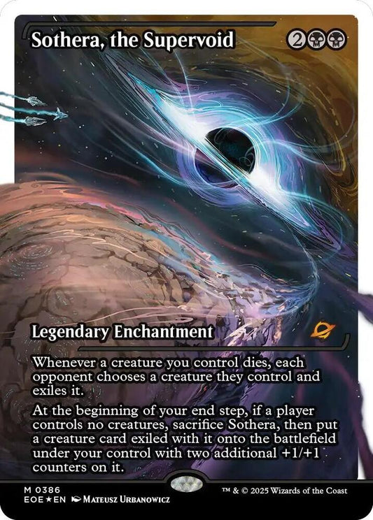 Sothera, the Supervoid (Showcase) (Fracture Foil) - Edge of Eternities (EOE)